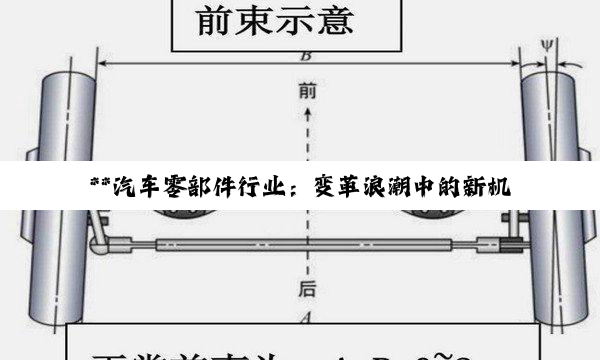 【科普解答】**汽车零部件行业：变革浪潮中的新机遇与未来展望**