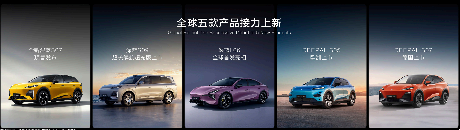 深蓝汽车中德两地“五箭齐发”，接力上新展现强劲品牌势能